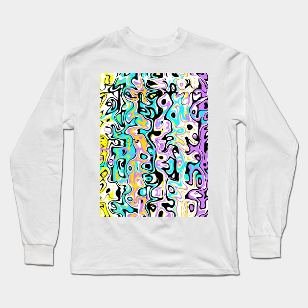 PASSAGE Abstract Long Sleeve T-Shirt by SartorisArt1